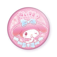 My Melody "I Love You Fluffy" Tin Badge
