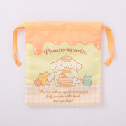 PomPomPurin "Happy Flavor" Drawstring Bag