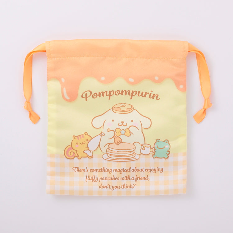 PomPomPurin "Happy Flavor" Drawstring Bag