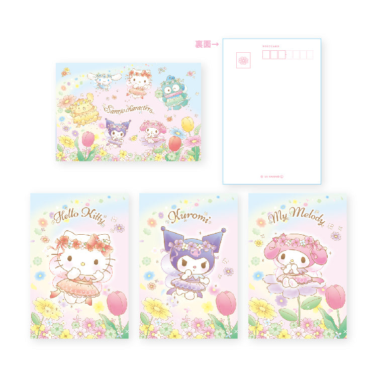 Sanrio Character "Floral Fairies" Postcard A