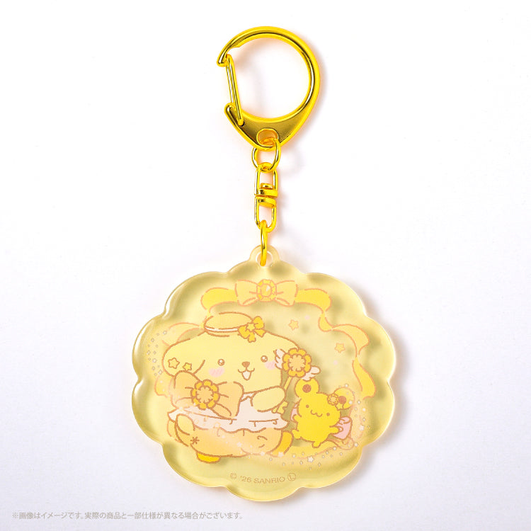 PomPomPurin "Dream Color" Acrylic Keychain [Yellow]