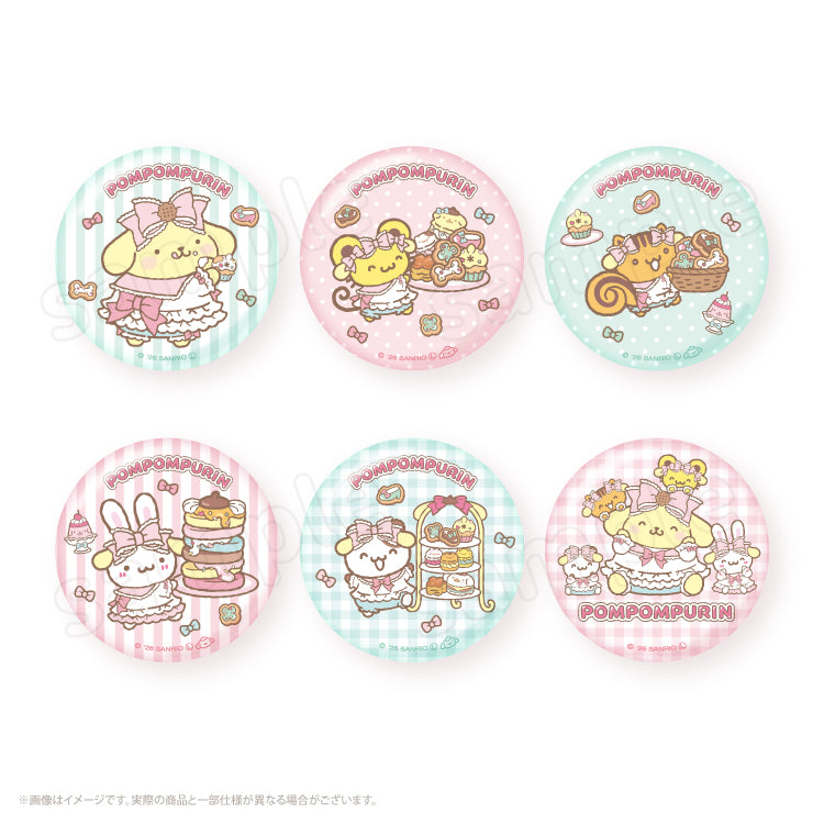PomPomPurin Hospitality Party Tin Badge Blind Bag