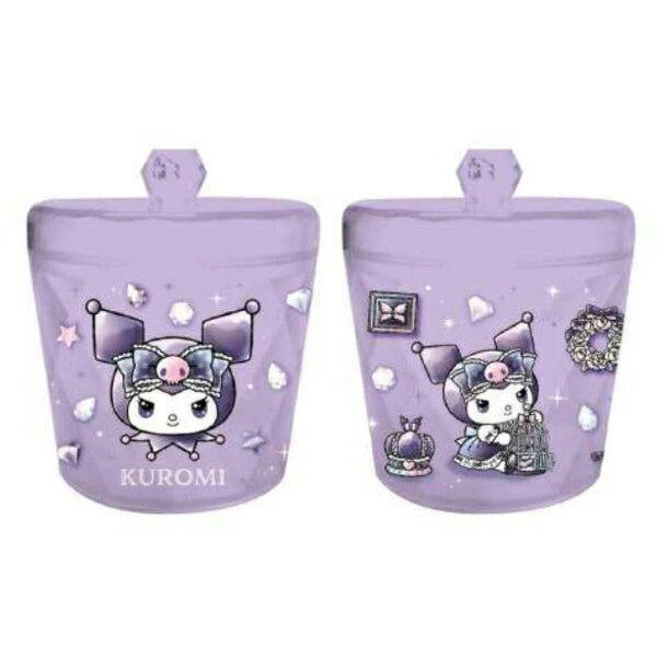 Kuromi Glitter Canister Box