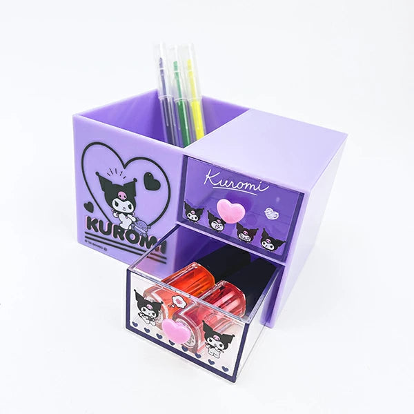 Kuromi Plastic Chest w/ Pen Stand