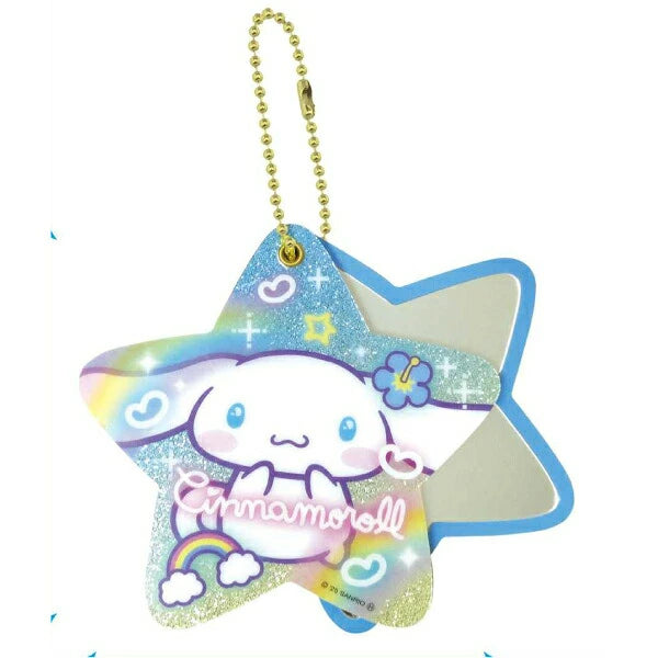 Sanrio Characters Heart Pounding Sparkly Slide Mirror