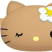 Hello Kitty Silicone Pouch [Tan Hibiscus]