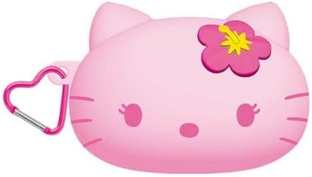 Hello Kitty Silicone Pouch [Pink Hibiscus]
