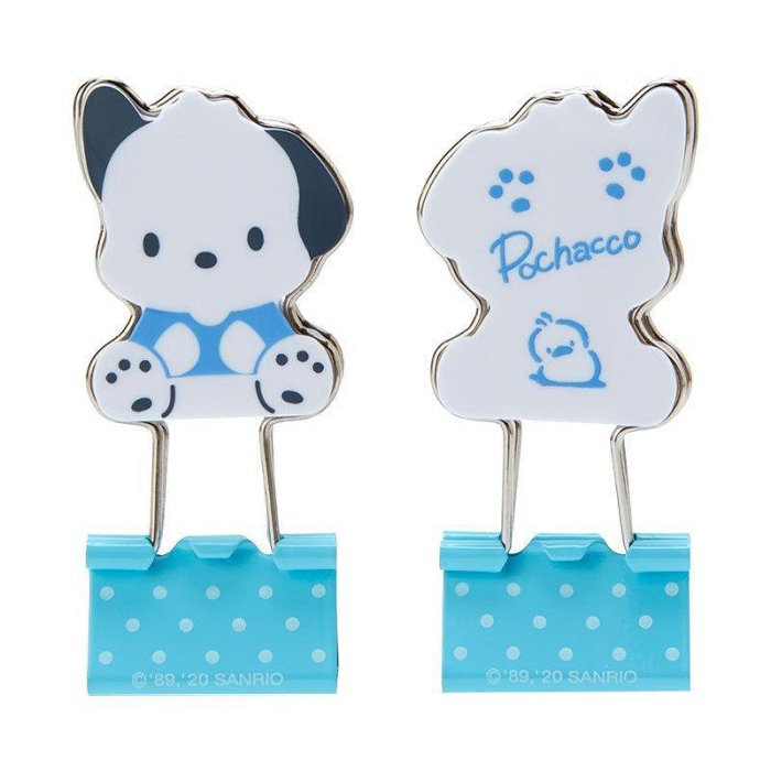 Pochacco Binder Clips Set