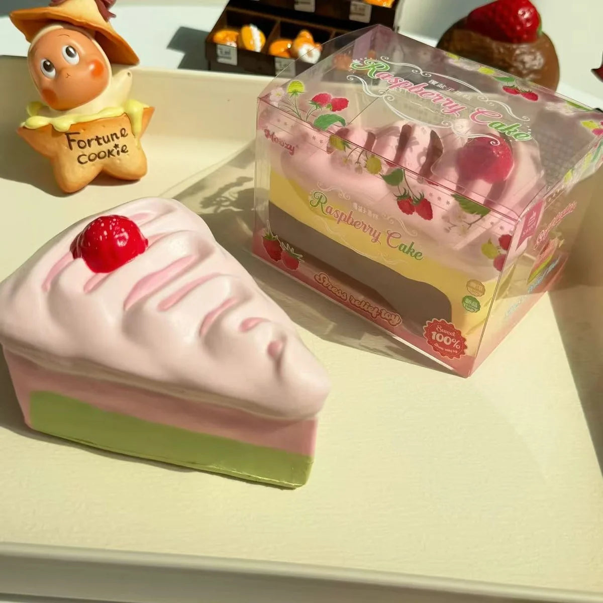 Moozy Raspberry Cake Squishy