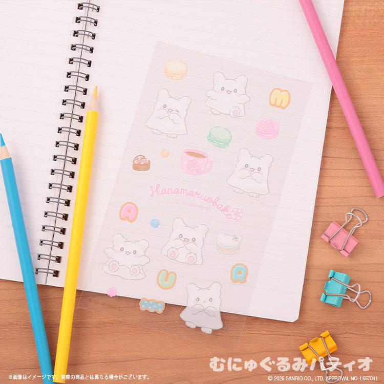 Hanamaruobake "I Love Sweets" Clear Stickers