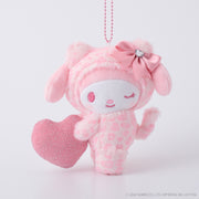 My Melody Leopard Print Heart Mascot Plush