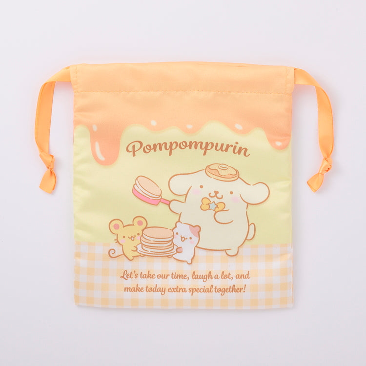 PomPomPurin "Happy Flavor" Drawstring Bag