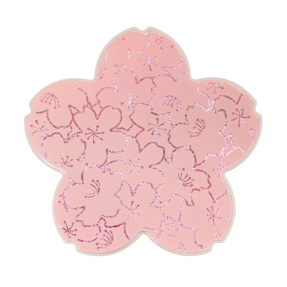 Starbuck Sakura 2026 Glitter Pink Coaster