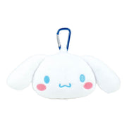 Cinnamoroll Plush Face Pouch Carabiner