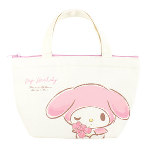 My Melody Flower Canvas Insulated Lunch Bag