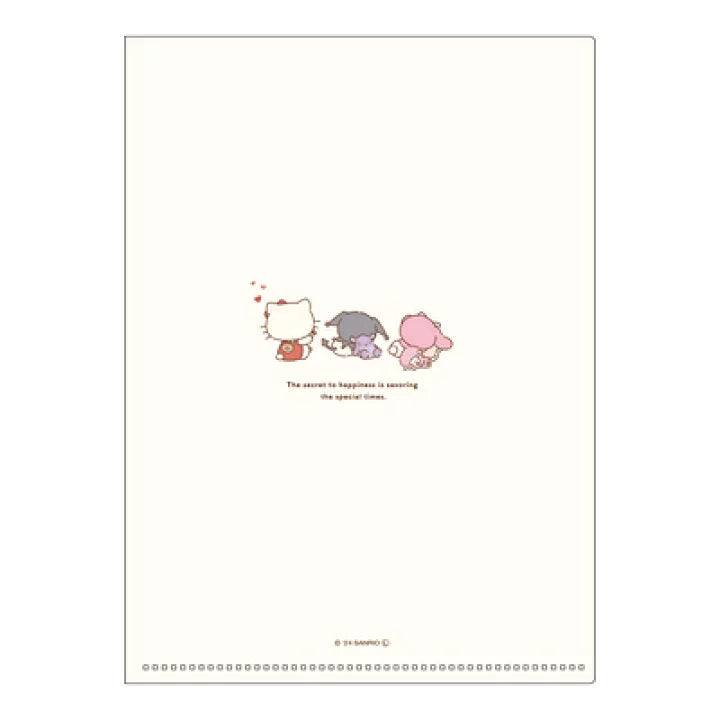 Sanrio Characters Index Clear File [Girl's Time]