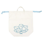 Miffy Large Drawstring Storage Bag [Blue]