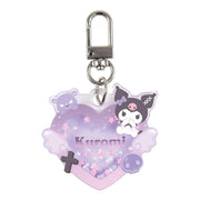 Kuromi Shaka Shaka Heart Keychain