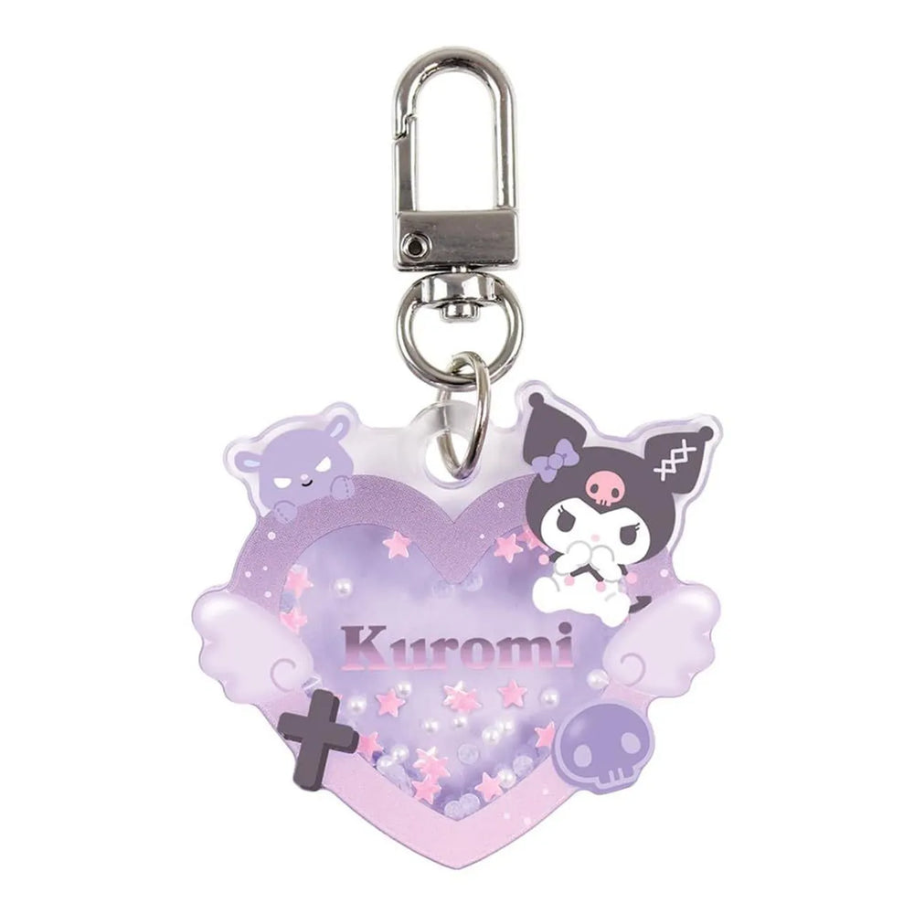 Kuromi Shaka Shaka Heart Keychain