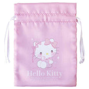 Hello Kitty "Ballet Core" Satin Drawstring Bag