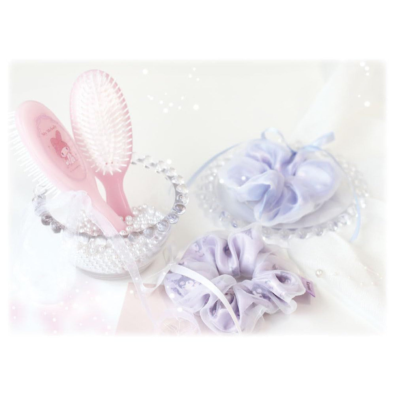 Kuromi Ballet Core Ribbon Scrunchie