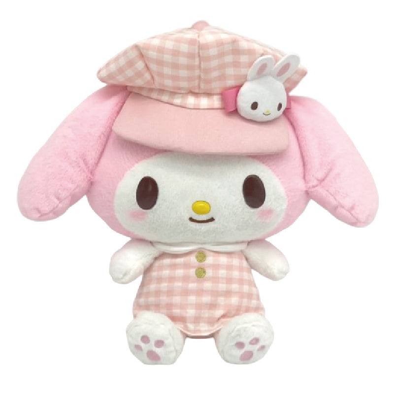 My Melody Gingham Casquette Large Plush
