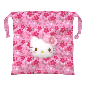 Hello Kitty Sakura Kimono Drawstring Pouch