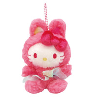 Hello Kitty Hot Pink Bunny Plush Mascot