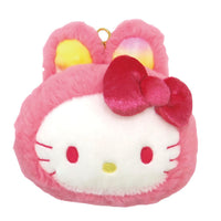 Hello Kitty Hot Pink Bunny Plush Pass Case