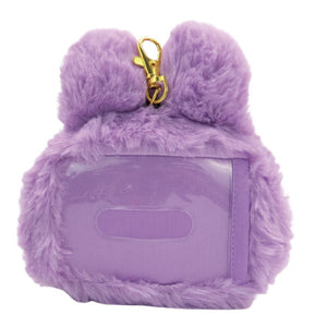 Hello Kitty Purple Bunny Plush Pass Case