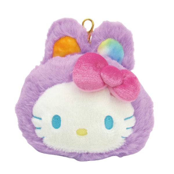 Hello Kitty Purple Bunny Plush Pass Case