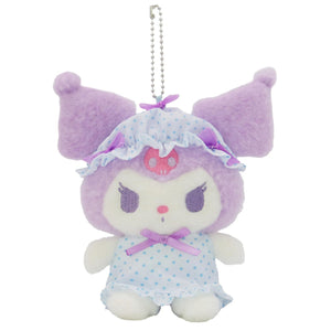 Kuromi Nightcap Ribbon Mascot Plush