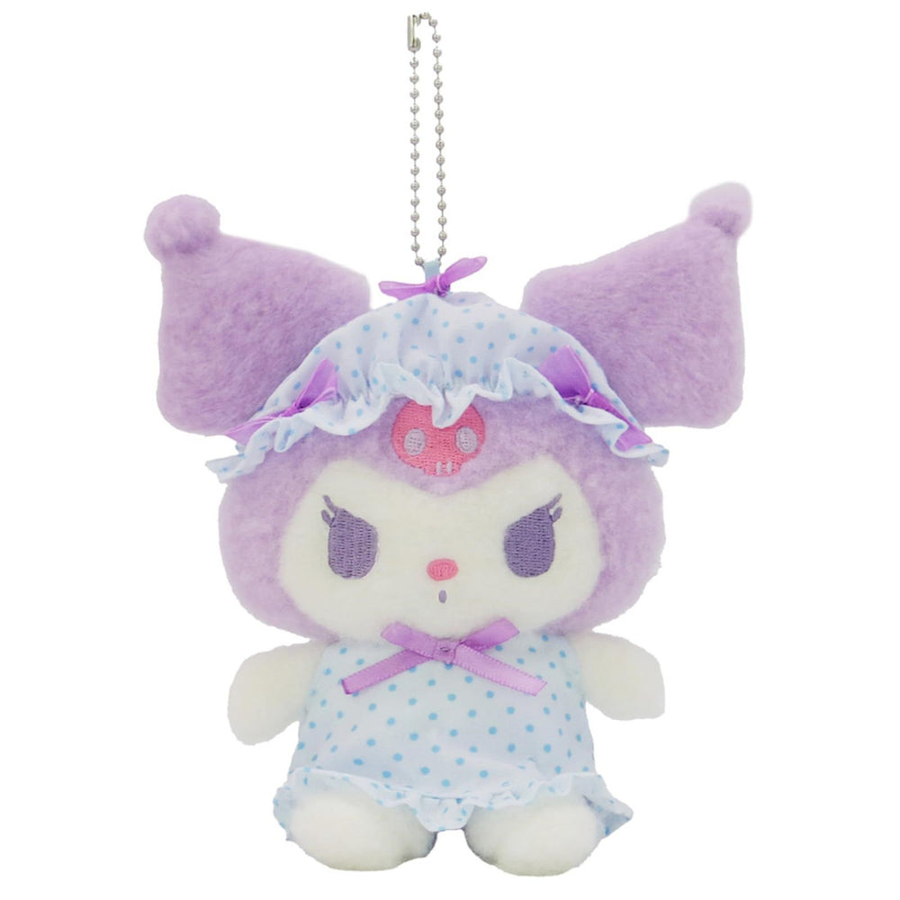 Kuromi Nightcap Ribbon Mascot Plush