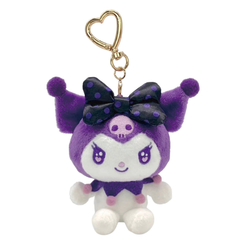 Kuromi Polka Dots Plush Mascot [Purple]