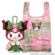 Kuromi "Matcha Sakura Kimono" Eco Bag & Plush Mascot