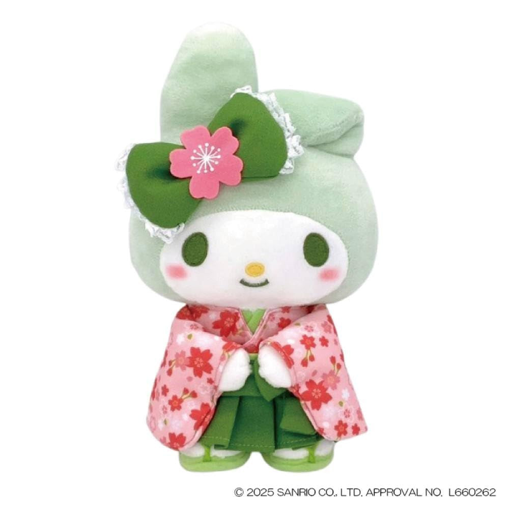 My Melody Sakura Matcha Kimono Plush