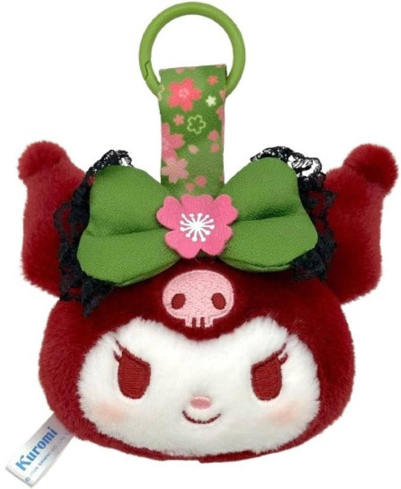 Kuromi Sakura Kimono Face Plush