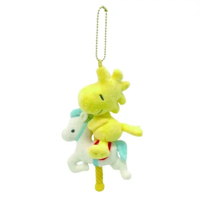 Snoopy Woodstock Merry Go Round Plush Mascot