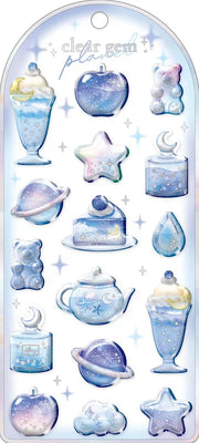 Clear Gem Water Stickers [Planet]