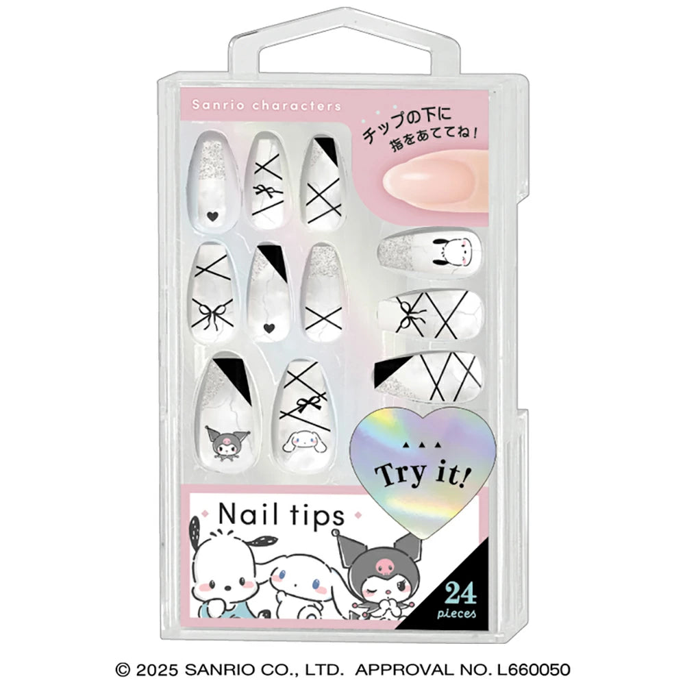 Sanrio Characters Nail Tips [Marble]