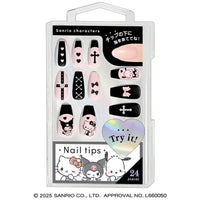 Sanrio Characters Nail Tips [Pink Gothic]