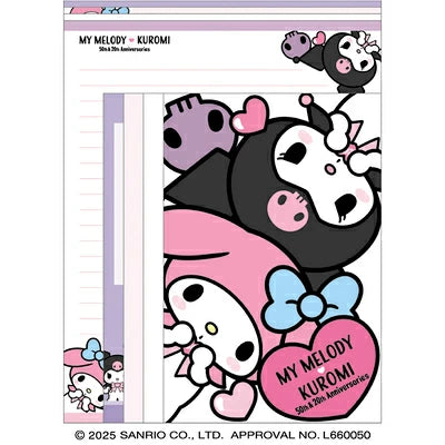 My Melody & Kuromi Happy Anniversary Letter Set