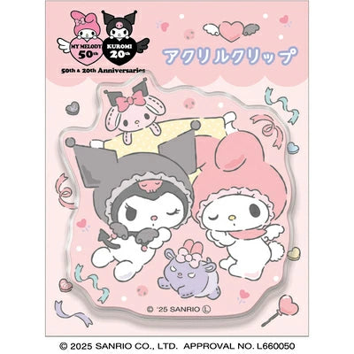 My Melody & Kuromi Angel Acrylic Clip Holder