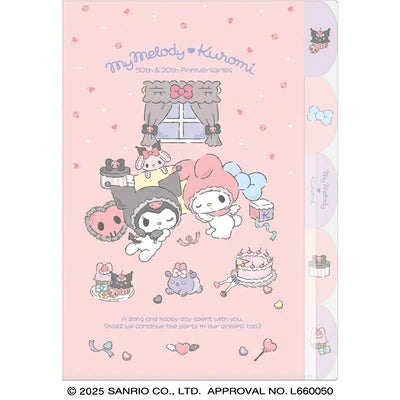 My Melody & Kuromi Angel Clear File 5-pocket