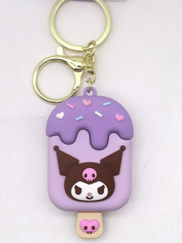 Kuromi Popsicle Keychain