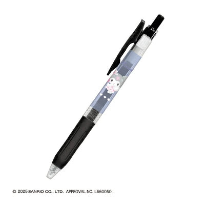Kuromi SARASA Clip Knock-Style Gel Ballpoint Pen