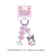 Kuromi Pukutto Bead Keychain