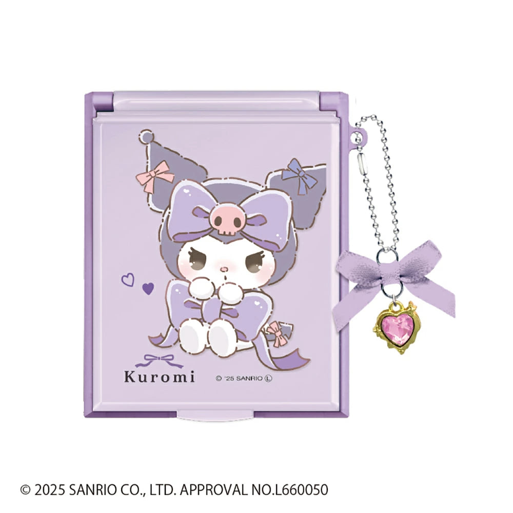 Kuromi Cheerful Ribbon Hand Mirror