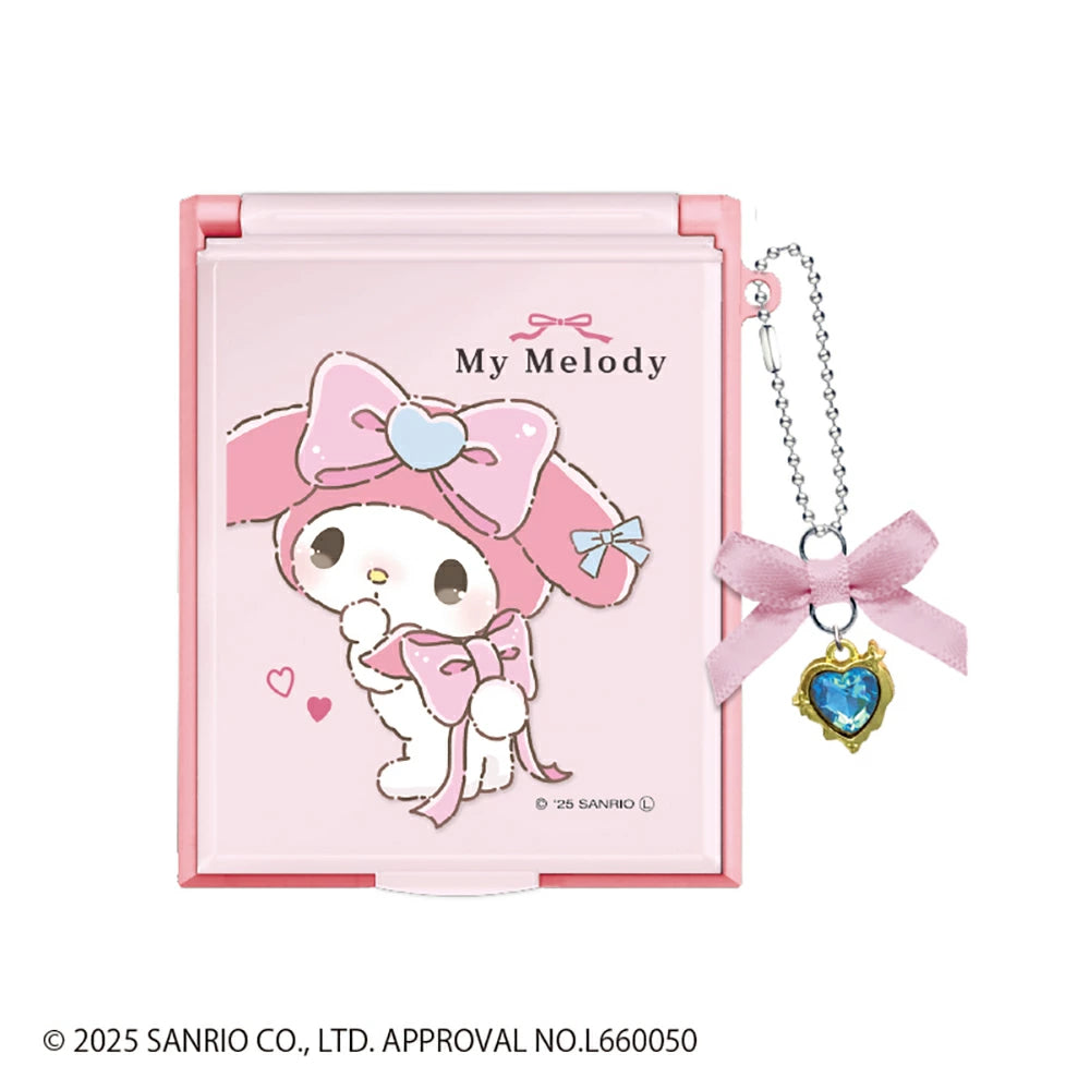 My Melody Cheerful Ribbon Hand Mirror