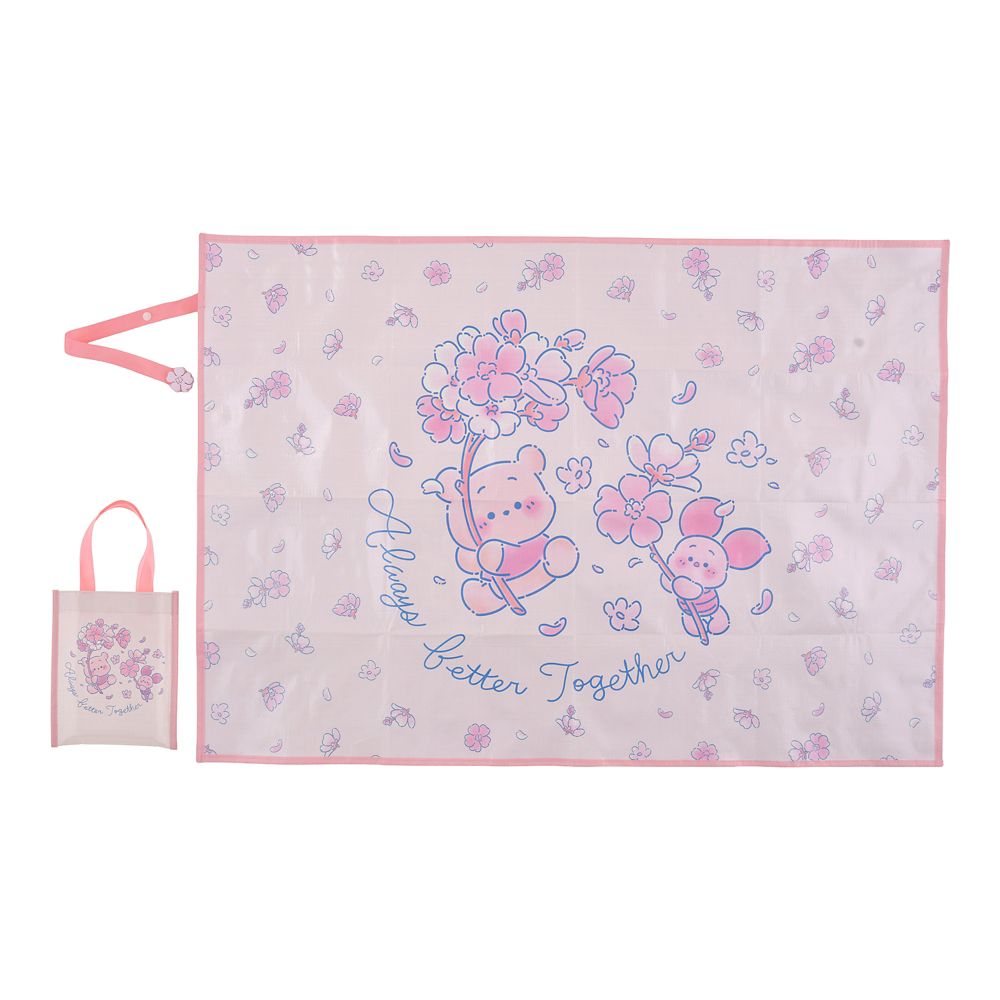 Disney Tokyo Sakura 2026 Winnie the Pooh & Piglet Picnic Blanket Bag